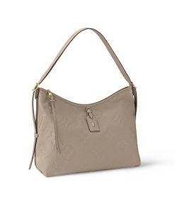 Donna Louis Vuitton Selezione Di Borse In Pelle | Borsa Carryall Mm Grigio Tortora