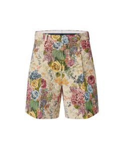 Uomo Louis Vuitton Pantaloni | Shorts Con Taglio Sartoriale