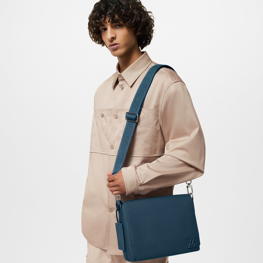 Uomo Louis Vuitton Selezione Di Borse In Pelle | Borsa Messenger Takeoff