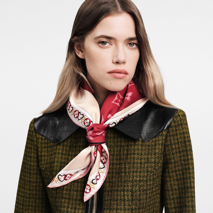 Donna Louis Vuitton Foulard In Seta E Bandeaux | Foulard My True Lv 70