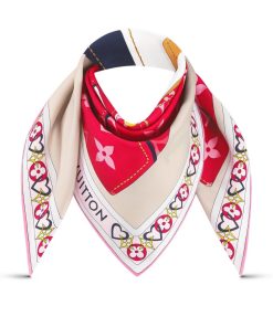 Donna Louis Vuitton Foulard In Seta E Bandeaux | Foulard My True Lv 70