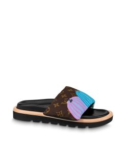 Donna Louis Vuitton Mule E Slider | Lv X Yk Mule Bassa Pool Pillow