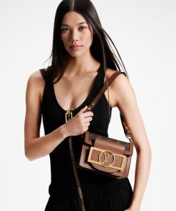 Donna Louis Vuitton Icone Monogram | Borsa Mini Dauphine Lock Xl