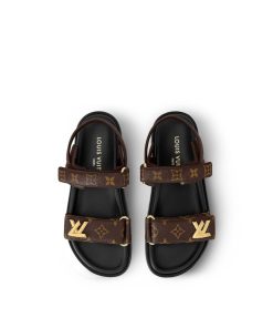 Donna Louis Vuitton Sandali E Espadrillas | Sandalo Basso Lv Sunset