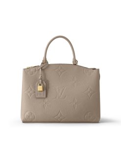 Donna Louis Vuitton Selezione Di Borse In Pelle | Borsa Tote Grand Palais Grigio Tortora