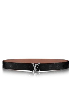 Uomo Louis Vuitton Cinture | Cintura Lv Pyramide 40 Mm Reversibile