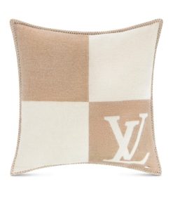 Donna Louis Vuitton Accessori Per La Casa | Cuscino Lv Checkmate Beige