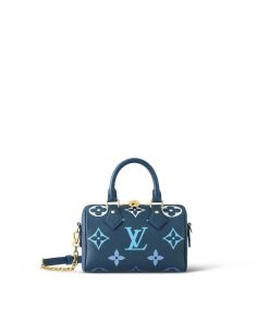 Donna Louis Vuitton Borse Con Catenella E Clutches | Speedy Bandouliere 20 Blu Tie-Dye