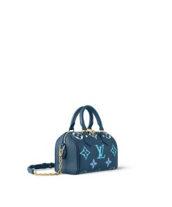 Donna Louis Vuitton Borse Con Catenella E Clutches | Speedy Bandouliere 20 Blu Tie-Dye