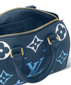 Donna Louis Vuitton Borse Con Catenella E Clutches | Speedy Bandouliere 20 Blu Tie-Dye