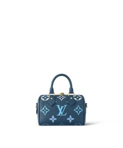 Donna Louis Vuitton Borse Con Catenella E Clutches | Speedy Bandouliere 20 Blu Tie-Dye