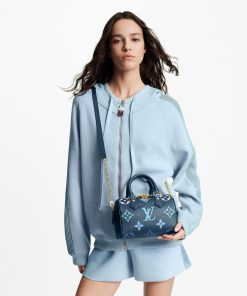 Donna Louis Vuitton Borse Con Catenella E Clutches | Speedy Bandouliere 20 Blu Tie-Dye