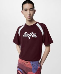 Uomo Louis Vuitton Maglieria E Felpe | T-Shirt In Cotone Con Lavorazione A Intarsio