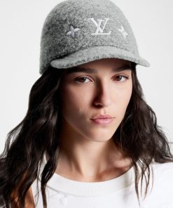 Donna Louis Vuitton Cappelli E Guanti | Cappello Woolgram Grigio