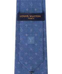 Uomo Louis Vuitton Cravatte E Fazzoletti Da Taschino | Cravatta Mng Jasper Blu