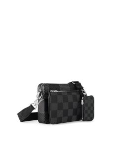 Uomo Louis Vuitton Collezione Damier | Borsa Messenger Trio