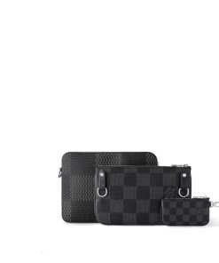 Uomo Louis Vuitton Collezione Damier | Borsa Messenger Trio