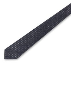 Uomo Louis Vuitton Cravatte E Fazzoletti Da Taschino | Cravatta Dots On Mng Grigio