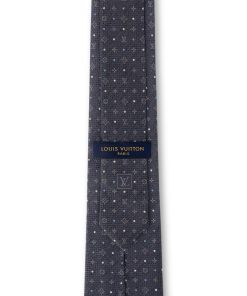 Uomo Louis Vuitton Cravatte E Fazzoletti Da Taschino | Cravatta Dots On Mng Grigio