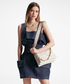 Donna Louis Vuitton Borse Con Catenella E Clutches | Borsa Coussin Pm Crema