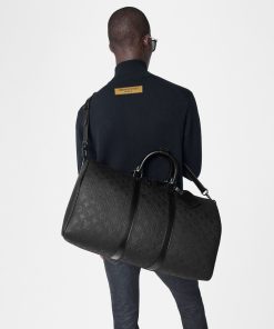 Uomo Louis Vuitton Borse Da Viaggio | Keepall Bandouliere 50