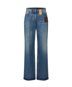 Donna Louis Vuitton Pantaloni | Jeans A Vita Alta