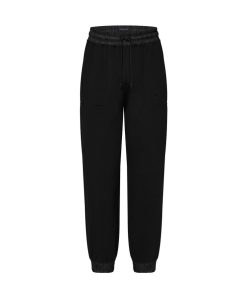 Uomo Louis Vuitton Pantaloni | Pantaloni Da Jogging Ibridi In Nylon Noir