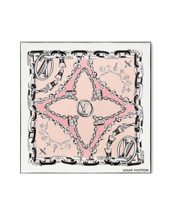 Donna Louis Vuitton Foulard In Seta E Bandeaux | Foulard Bejewelled 70 Nero