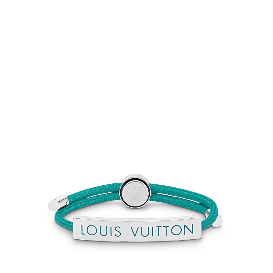 Uomo Louis Vuitton Bracciali | Bracciale Space Lv Verde