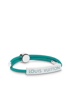 Uomo Louis Vuitton Bracciali | Bracciale Space Lv Verde