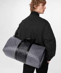 Uomo Louis Vuitton Borse Da Viaggio | Keepall Bandouliere 50