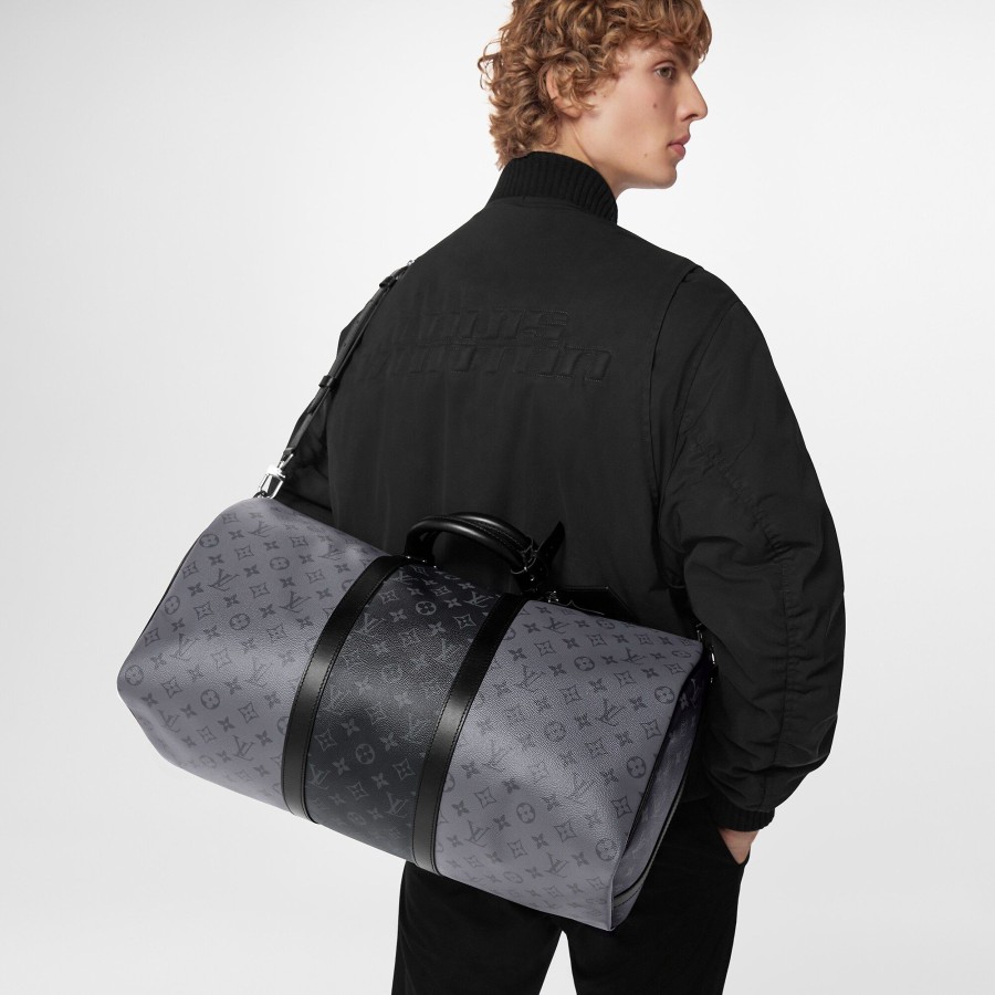 Uomo Louis Vuitton Borse Da Viaggio | Keepall Bandouliere 50