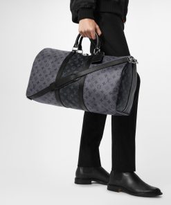 Uomo Louis Vuitton Borse Da Viaggio | Keepall Bandouliere 50