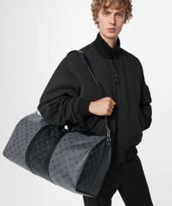 Uomo Louis Vuitton Borse Da Viaggio | Keepall Bandouliere 50