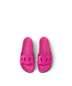 Donna Louis Vuitton Mule E Slider | Mule Bassa Lv Isola Rosa