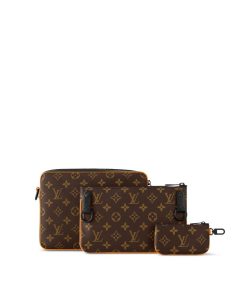 Uomo Louis Vuitton Icone Monogram | Borsa Messenger Trio