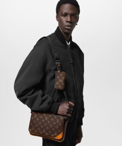 Uomo Louis Vuitton Icone Monogram | Borsa Messenger Trio