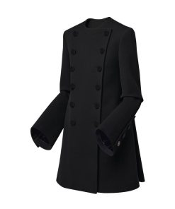 Donna Louis Vuitton Cappotti E Giacche | Cappotto In Satin Con Bottoni