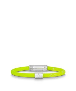 Uomo Louis Vuitton Bracciali | Bracciale In Pelle Neo Split Giallo