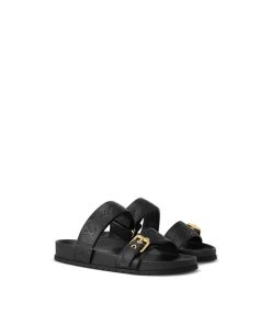 Donna Louis Vuitton Mule E Slider | Mule Bassa Bom Dia Nero