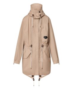 Donna Louis Vuitton Cappotti E Giacche | Parka Con Dettagli In Pelle E Motivo Monogram