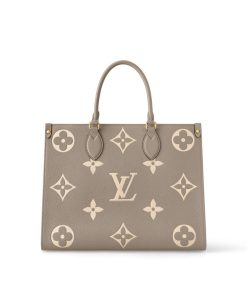 Donna Louis Vuitton Selezione Di Borse In Pelle | Borsa Onthego Mm Tourterelle/Creme