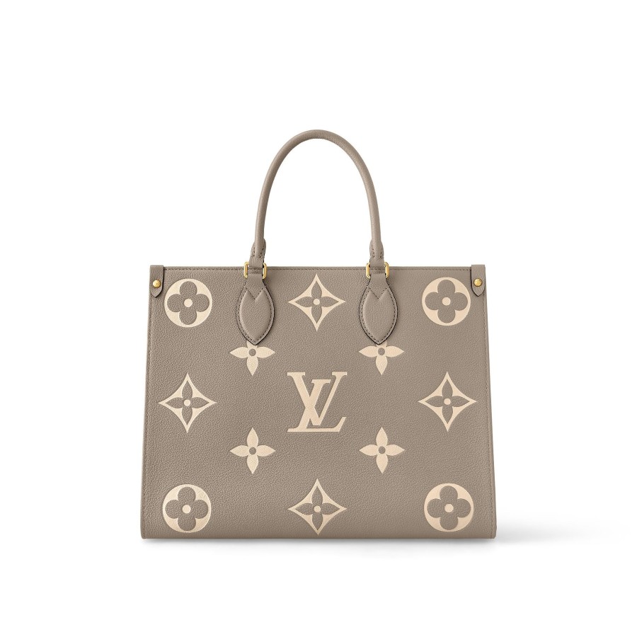 Donna Louis Vuitton Selezione Di Borse In Pelle | Borsa Onthego Mm Tourterelle/Creme