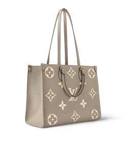 Donna Louis Vuitton Selezione Di Borse In Pelle | Borsa Onthego Mm Tourterelle/Creme