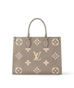 Donna Louis Vuitton Selezione Di Borse In Pelle | Borsa Onthego Mm Tourterelle/Creme