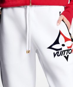 Donna Louis Vuitton Pantaloni | Pantaloni Da Jogging Con Firma Fiocco Di Neve