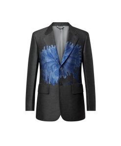 Uomo Louis Vuitton Blazer E Giacche | Lv X Yk Giacca Sartoriale Con Motivo Psychedelic Flower