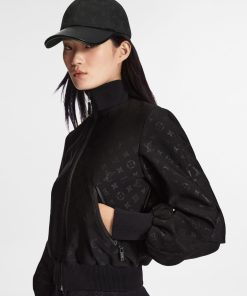 Donna Louis Vuitton Cappotti E Giacche | Giacca Con Zip E Motivo Monogram Impresso In Rilievo