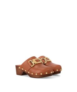 Donna Louis Vuitton Mule E Slider | Mule Bassa Cottage Cognac