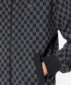 Uomo Louis Vuitton Maglieria E Felpe | Bomber Con Motivo Damier In Trama Jacquard